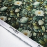 Flowing Bloom Blumen grün Taschenstoff wasserabweisend