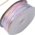 4m Satinband multifarbig pastellfarben rund Ø2mm Kumihimo