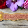 Stickdatei 3D-Anhänger SAUFMUDDI, 3D-Stick, Lesezeichen