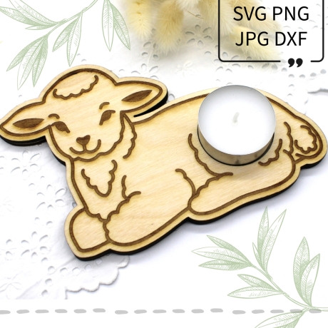 Laser Motiv SET Gravur SVG Schaf Schäfchen Ostern