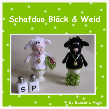 Häkelanleitung ♡ Schafduo Bläck & Weid♡ 