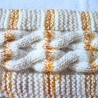 Schal Strickschal 2 Zöpfe handgestricktvon Hobbyhaus