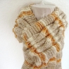 Schal Strickschal 2 Zöpfe handgestricktvon Hobbyhaus