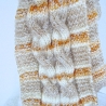Schal Strickschal 2 Zöpfe handgestricktvon Hobbyhaus
