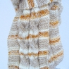 Schal Strickschal 2 Zöpfe handgestricktvon Hobbyhaus