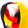 Strickschal FanSchal Deutsche Nationalfarben von Hobbyhaus
