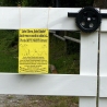 Schild Pferde füttern verboten Schlundverstopfung, Pferdeschild