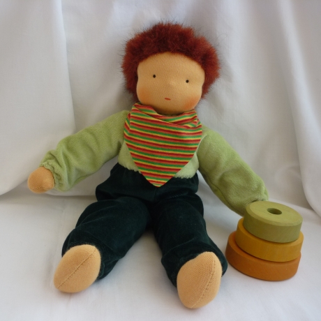 Schlamperle. Stoffpuppe nach Art der Waldorfpuppe