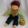 Schlamperle. Stoffpuppe nach Art der Waldorfpuppe