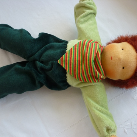 Schlamperle. Stoffpuppe nach Art der Waldorfpuppe