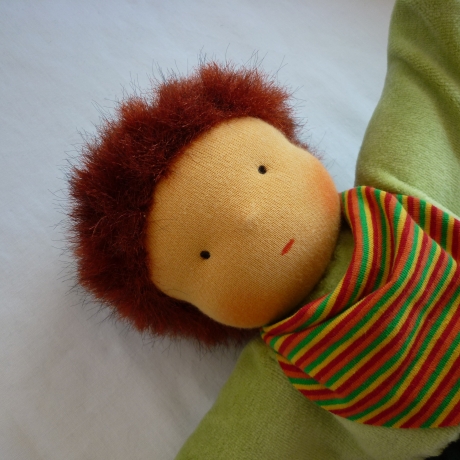 Schlamperle. Stoffpuppe nach Art der Waldorfpuppe