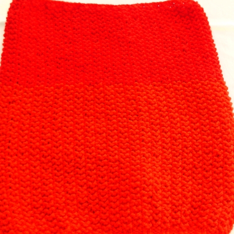 Schlauchschal♥Halssocke♥Rot♥enganliegend♥handgestrickt