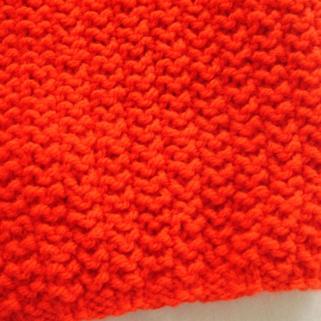 Schlauchschal♥Halssocke♥Rot♥enganliegend♥handgestrickt