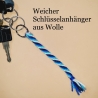 Taschenanhänger Schlüsselanhänger Ranzenbaumler aus weicher Wolle
