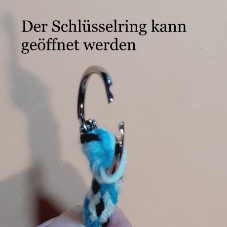 Taschenanhänger Schlüsselanhänger Ranzenbaumler aus weicher Wolle