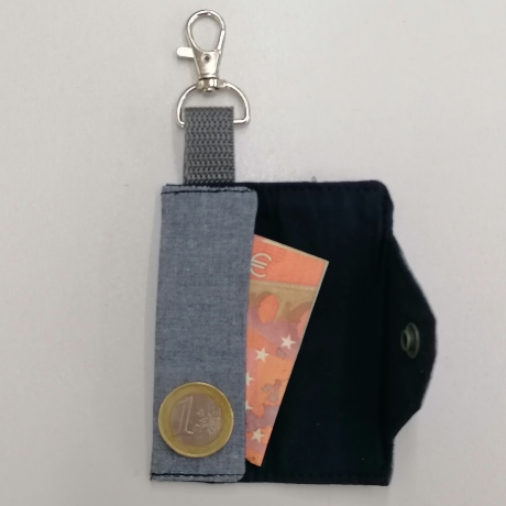 Schlüssselanhänger Anhänger mit Münzbeutel Nähstudio Schöffel 