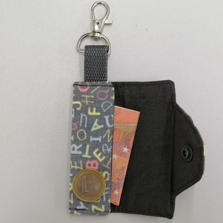Schlüssselanhänger Anhänger mit Münzbeutel Nähstudio Schöffel 