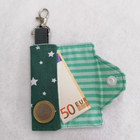 Schlüssselanhänger Anhänger mit Münzbeutel Nähstudio Schöffel 
