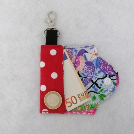 Schlüssselanhänger Anhänger mit Münzbeutel Nähstudio Schöffel 