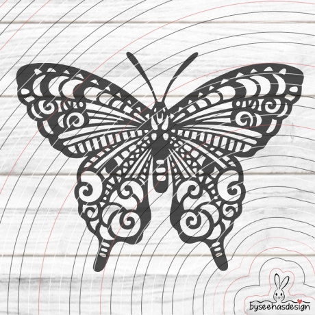 Schmetterling Muster Plotterdatei SVG DXF 