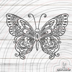 Schmetterling Plotterdatei SVG DXF