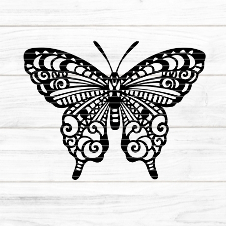 Schmetterling Muster Plotterdatei SVG DXF FCM