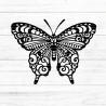 Schmetterling Muster Plotterdatei SVG DXF FCM