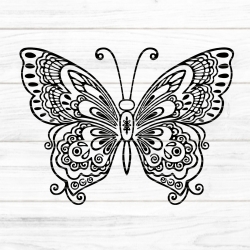 Schmetterling Plotterdatei SVG DXF FCM Schmetterling Plotterdatei SVG DXF FCM