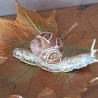 Schnecke mit Schneckenhäuschen Dekoration Unikat Weinbergschnecke
