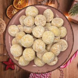 350 g Schneebällchen – zarte Weihnachtsplätzchen – handgemacht