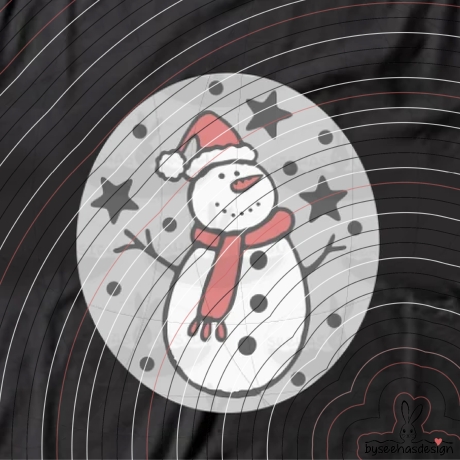 Schneemann Plotterdatei SVG DXF