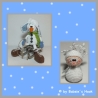 Häkelanleitung ♡ Schneemann Snö mit Flöckchen♡ 