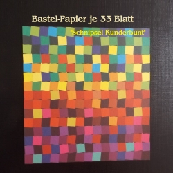 Origami-Papier Faltpapier 15x15 33 Blatt Kunterbunt Faltsterne 