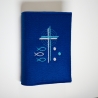 Gotteslobhülle mit 2 Kreuzen, 3 Fischen, Punkte 