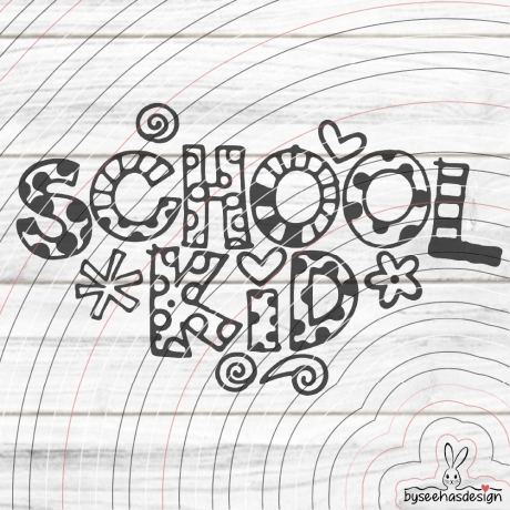 Schoolkid Plotterdatei SVG DXF