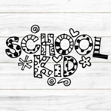 Schoolkid Plotterdatei SVG DXF FCM