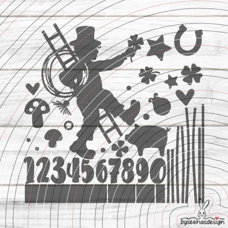 Schornsteinfeger Plotterdatei SVG DXF