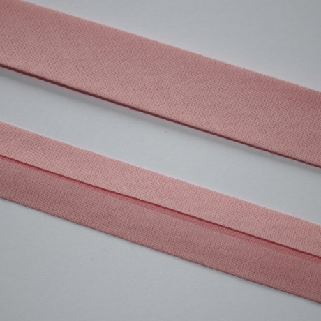 Schrägband rosa Baumwolle 18 mm hellrosa