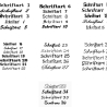 Kissen Sternzeichen Fisch Fische Punkte hellblau & Namen W1812