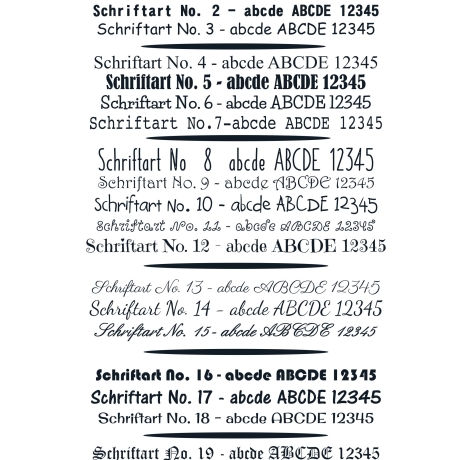 Hausnummer mit Richtungspfeil 15 x 20 cm Lasergravur