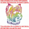 Stickdatei  Yorkshire Terrier Erwin  Hund realistisch