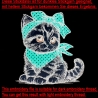 Stickdatei Applikation Katze Kitten Elke realistisch