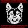 Stickdatei  Malino Mischling  Uwe Hund Schäferhund