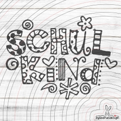Schulkind Plotterdatei SVG DXF