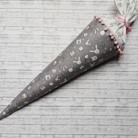 Schultüten Inlett Kissen weiß 70 cm