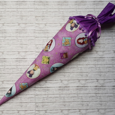 Garden Girls - girl tossed patches lilac