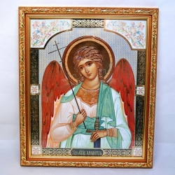 Ikone  Schutzengel, Motiv 3, 21x18x1,7 cm, Holz