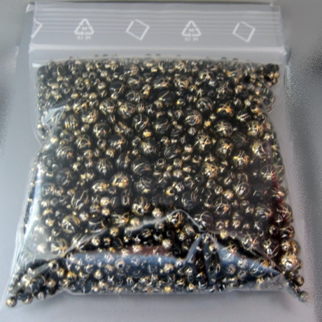 80 gr Perlen-Mix veredelte Kunststoffperlen