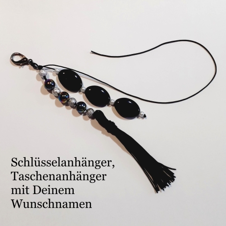 Taschenanhänger Wunschname Taschenbaumler Ranzenbaumler Peakockk