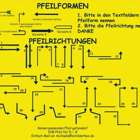 Hausnummer mit Richtungspfeil 15 x 20 cm Lasergravur